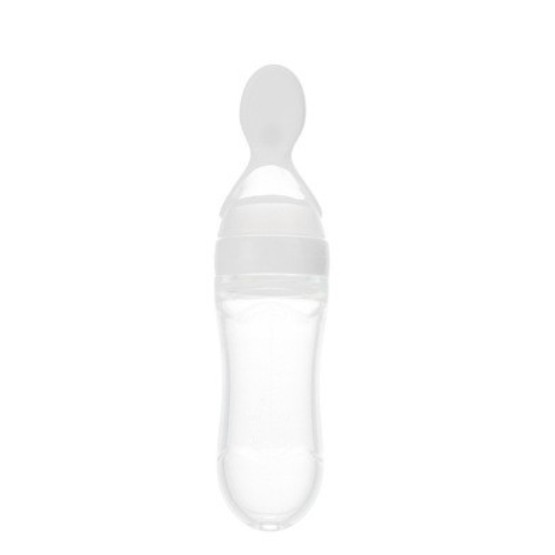 Botol Dot Silikon Sendok Makan Bayi Silicone Squeeze