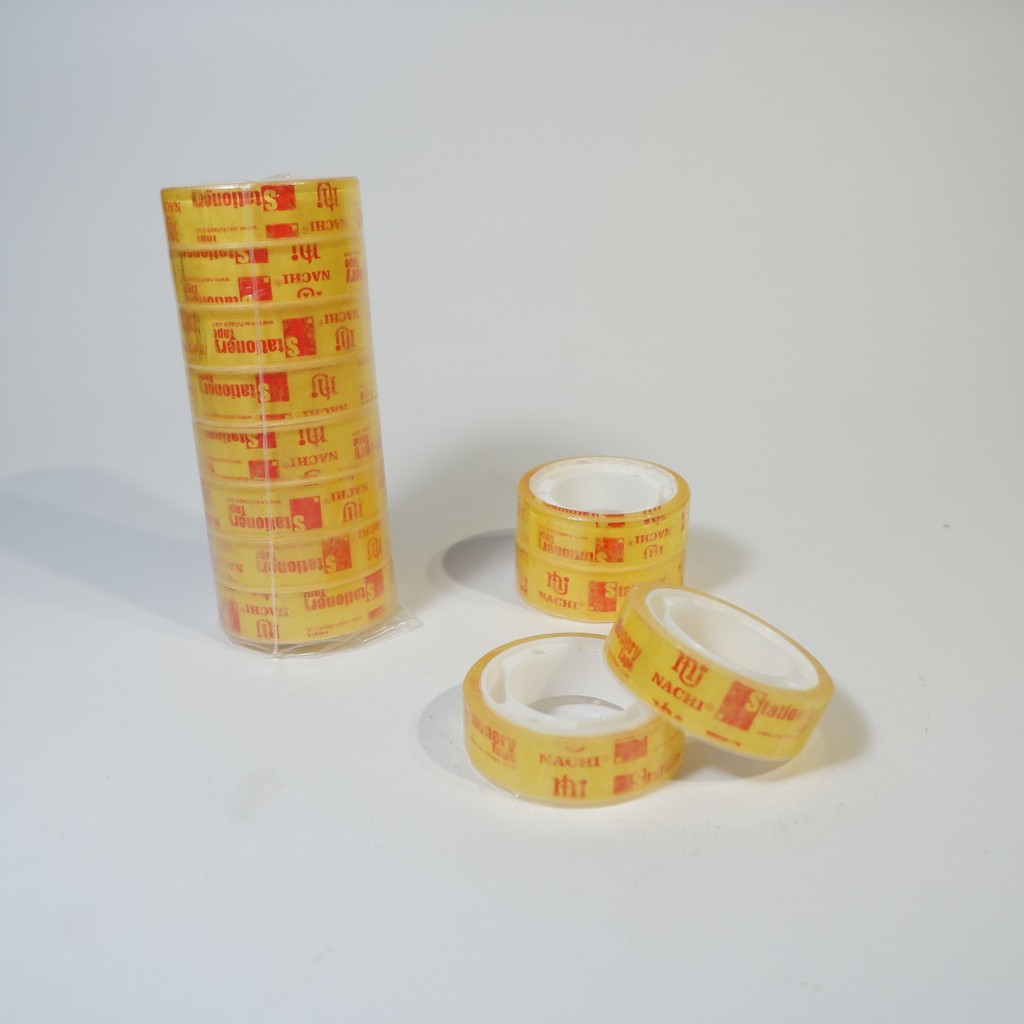 

(1SLOP=12PCS) ISOLASI BENING KECIL NACHI / DUPERTAPE 1/2 inch x 10 yard | ALHAZEN_BS