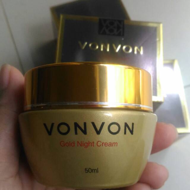 Vonvon night gold 24k cream original lejel