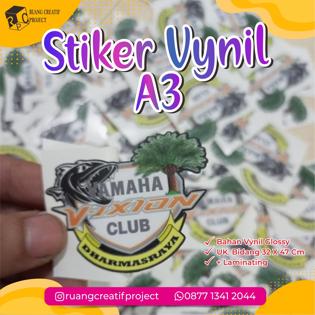 STIKER VYNIL / STIKER KOMUNITAS / STIKER CUSTOM /