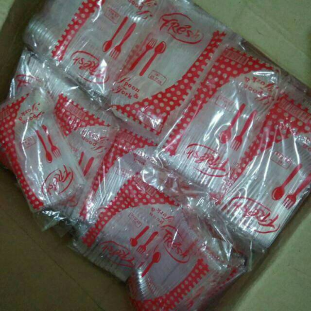 

Sendok Makan Plastik Bening