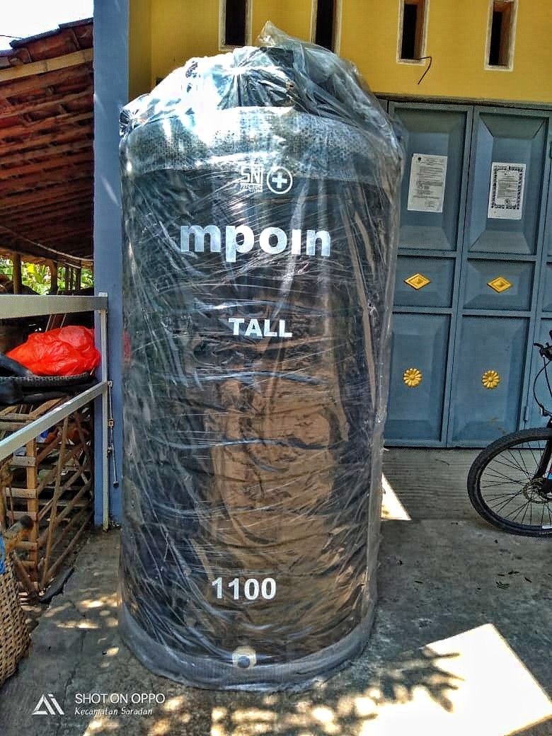 Mpoin Plus 1100l Wave Tall -  Sni Tangki Air Tandon Air Toren Air Anti Pecah Anti Lumut