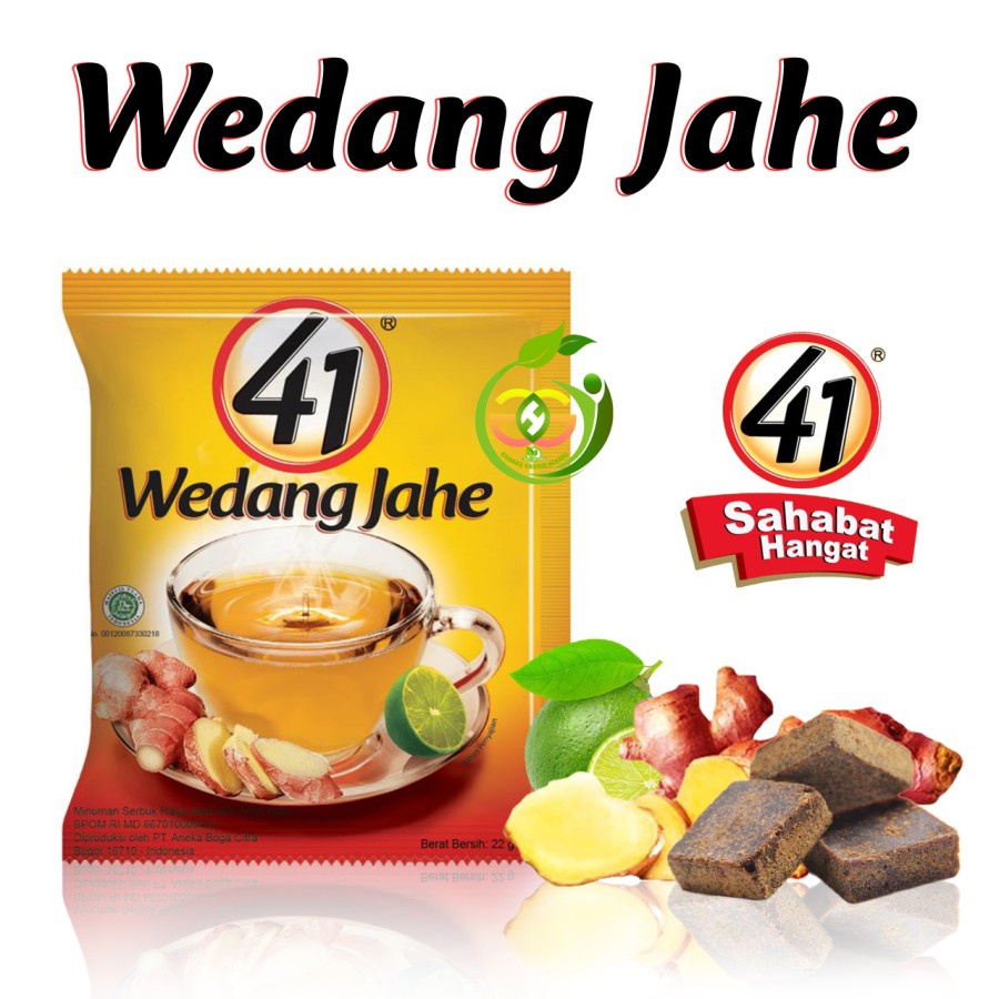 

Wedang Jahe 41 Wedang Jeruk Nipis Jahe Merah Renceng isi 10 Sachet