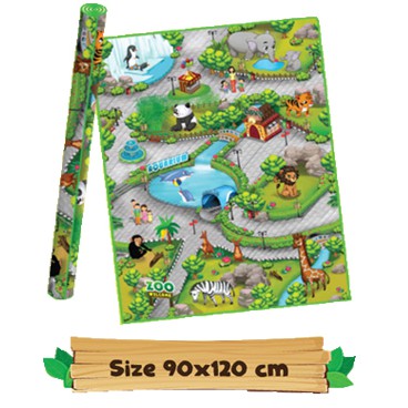 [NEW] 3DUPLAY Smart Zoo Playmat Karpet 3D Binatang Evamat Augmented Reality
