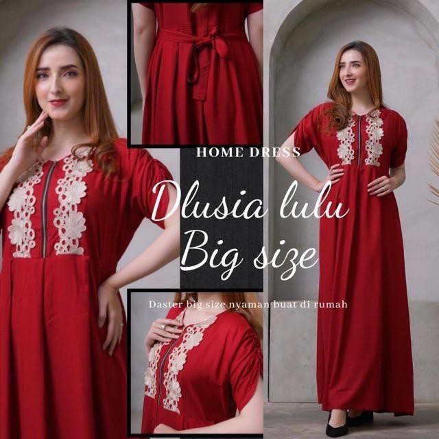 ✅🆕DLUSIA LULU BIG SIZE daster arab terbaru