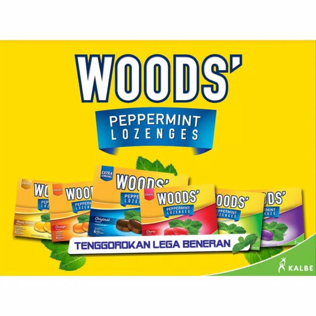 

Woods Permen Per Sachet Rasa Honey Lemon / Orange