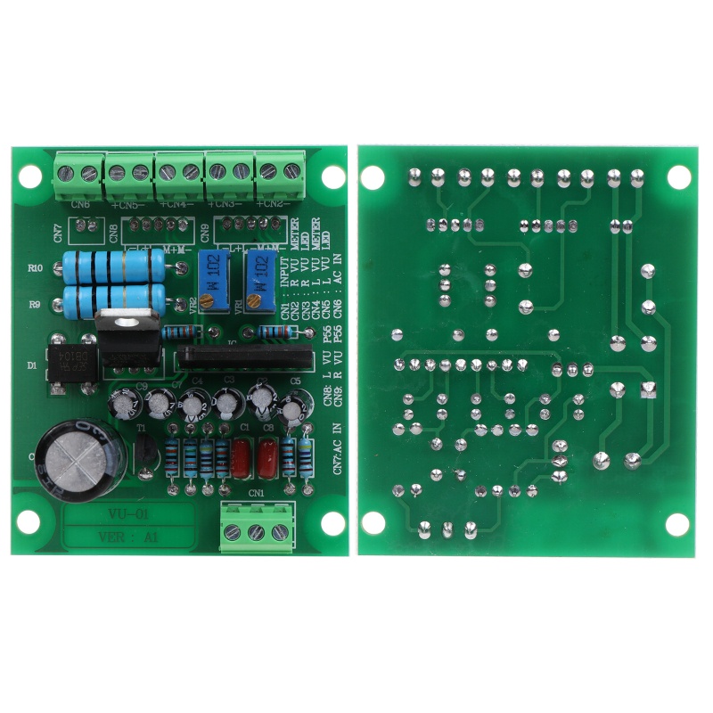 Btsg Amplifier DB Level Panel Meter VU Backlight Driver Board 12V Input Backlit