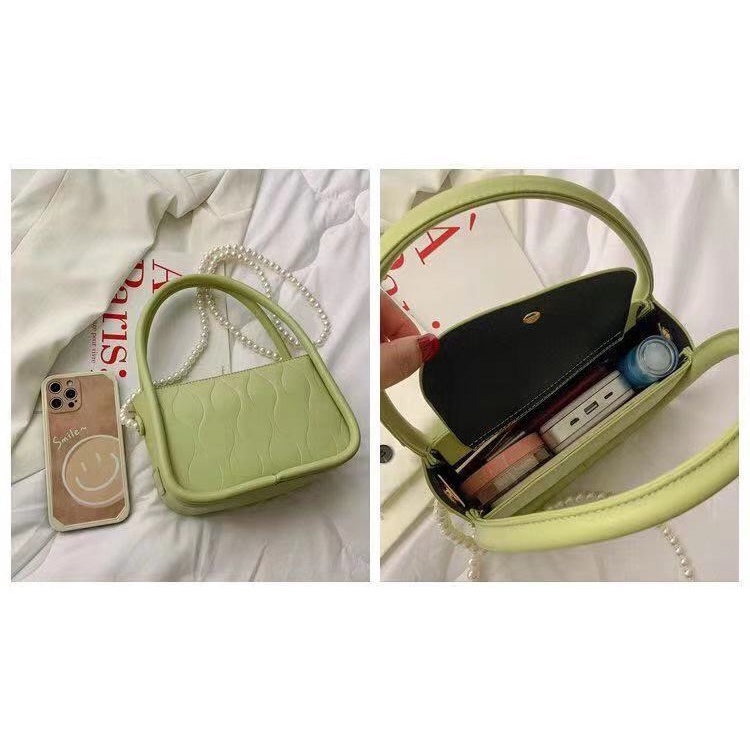 BJ63242 - BLACK/GREEN/ORANGE/PURPLE/WHITE - TAS IMPORT TERMURAH TERLARIS BAGSTORE JAKARTA FASHION WANITA ZCJ3242