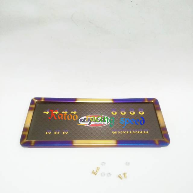 BINGKAI PLAT NOMOR-BINGKAI PLAT NOMOR MOTOR STANDAR TWOTONE