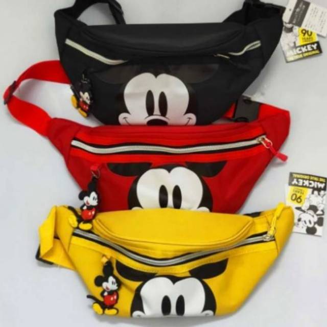 Mickey Mouse Waistbag Tas Pinggang Remaja Dewasa