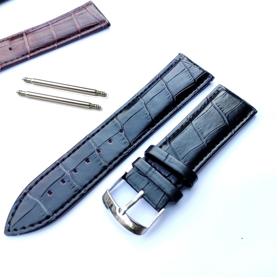 Strap Tali Jam Tangan Kulit Leather Motif 24mm