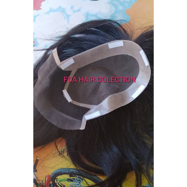 Toupee 100% human hair