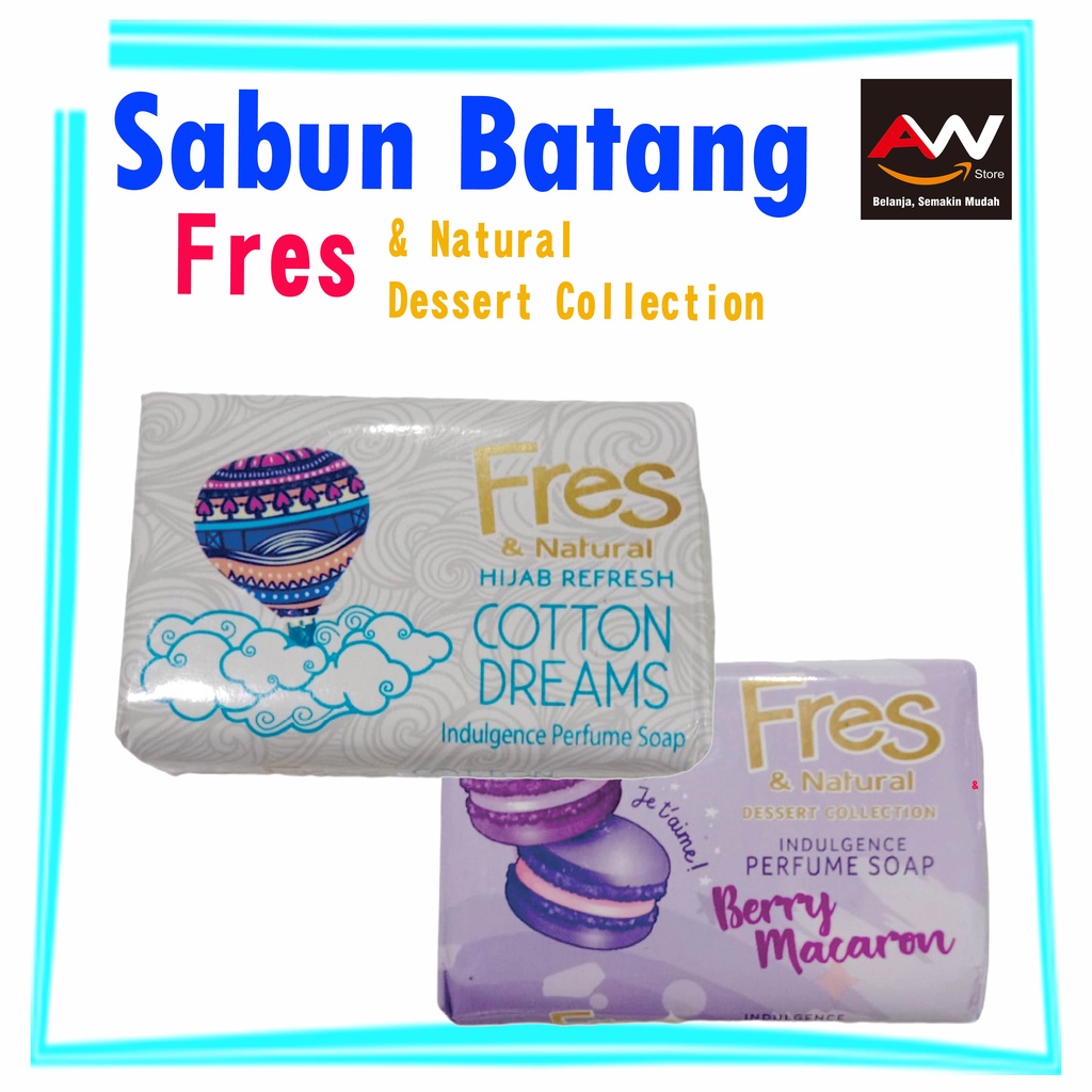 Fresh & Natural Sabun Batang Hijab Refresh Dessert Collection