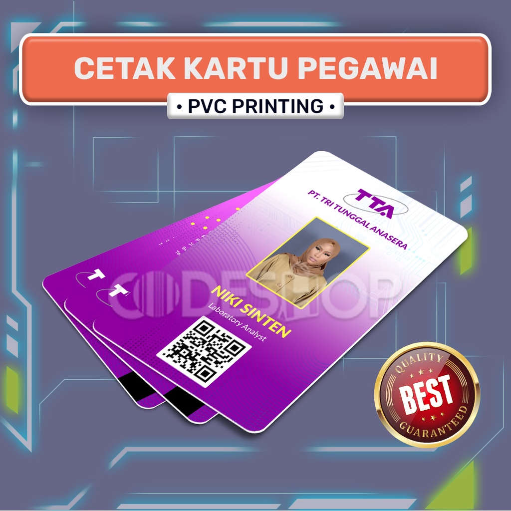 Cetak Kartu ID Card Pegawai