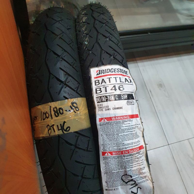 Ban Battlax Bridgestone Bt46 90 90 18 dan 100 80 18 Bt46 Produksi Terbaru