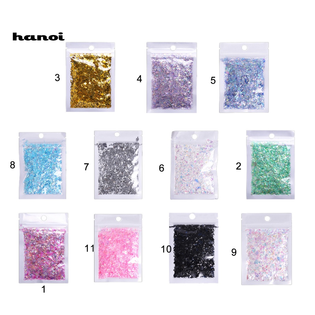 Han_ Serpihan Sequin Glitter Untuk Dekorasi Nail Art