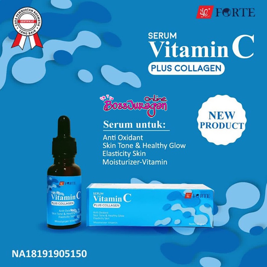 (BOSS) ( BIRU ) SYB FORTE SERUM VIT C PLUS COLLAGEN