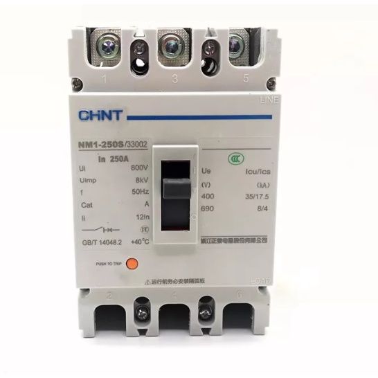 MCCB CHINT 100A 3 PHASE 25KA NM1-125S