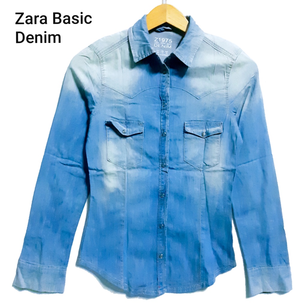 Kemeja Zara Wanita Baju Atasan Import Termurah