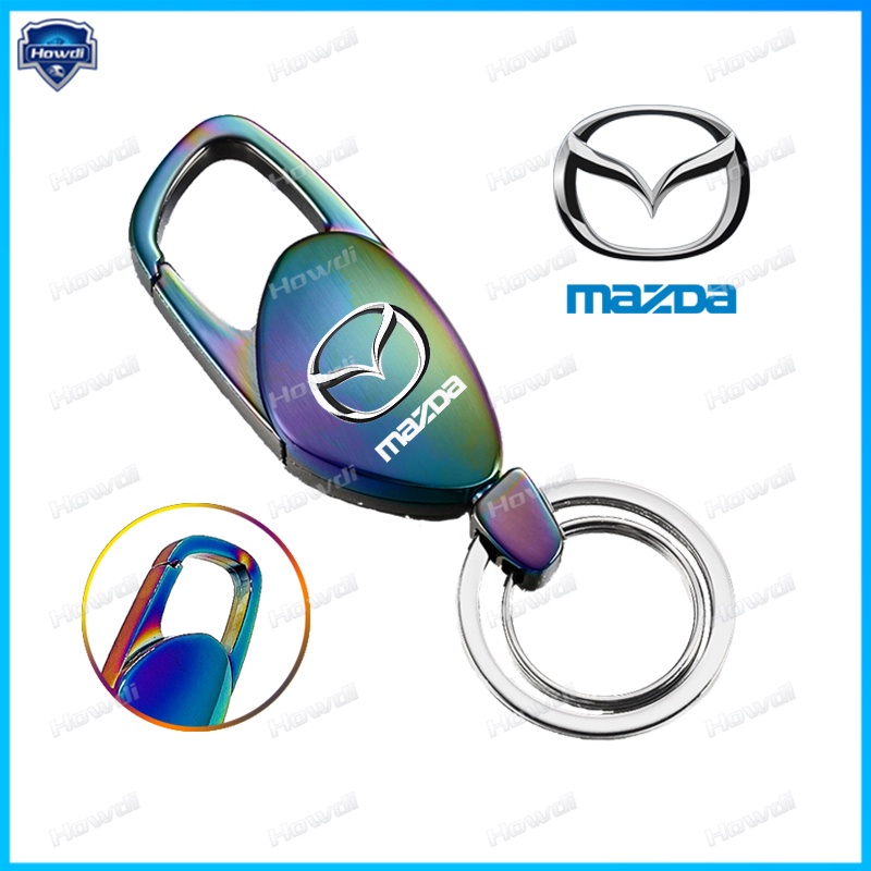 Gantungan Kunci Bahan Stainless steel Dengan logo Untuk Mazda