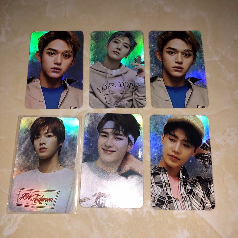 nct nct2018 nct127 nctu wayv lucas ten taeil kun yuta hologram photocard