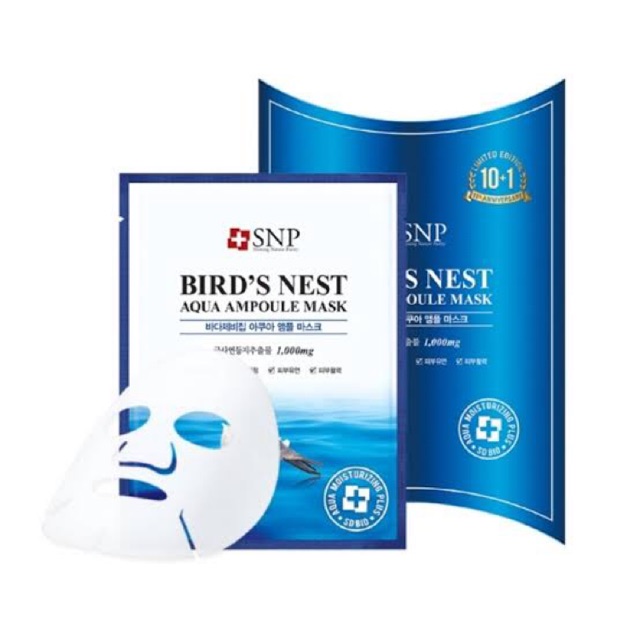 SNP BIRD’S NEST AQUA AMPOULE MASK