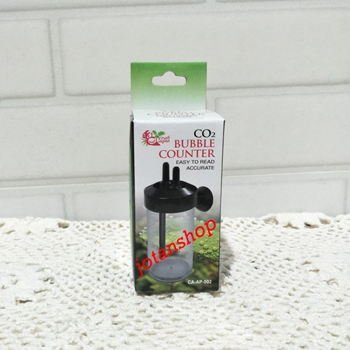 Bubble Buble Counter CO2 Aquascape Aquarium size L Besar