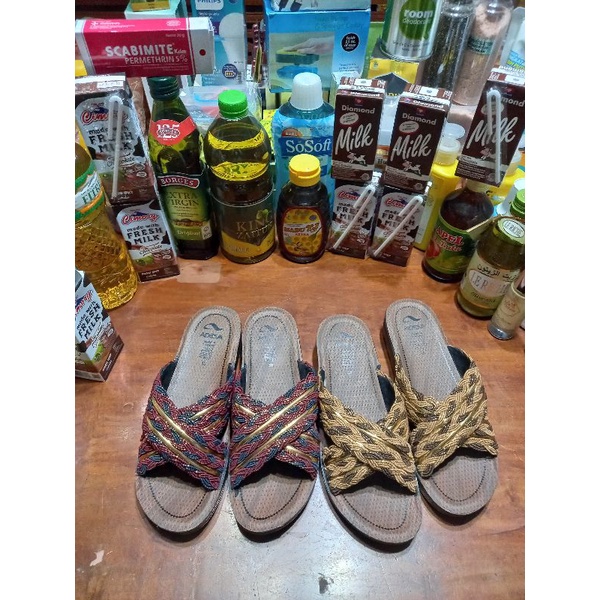 Sandal Wedges Adesa Turki silang no 38 ringan oleh2 haji umroh