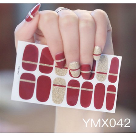 14Pcs/Stiker Kuku Murah / Nail Art Sticker / Nail Art Stiker / Nail Art &amp; Sticker YMX Series V2