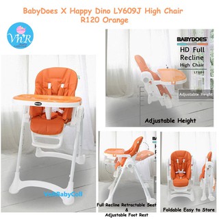  Kursi  Makan  Bayi  Baby Chair BabyDoes  X Happy Dino LY609J 