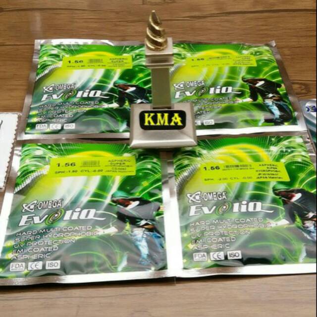 Lensa omega evoliq index 1.61 lensa minus tipis