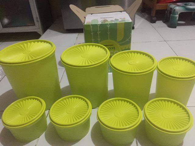 Toples Canister Ungu 4pc Gratis 1pc Seger