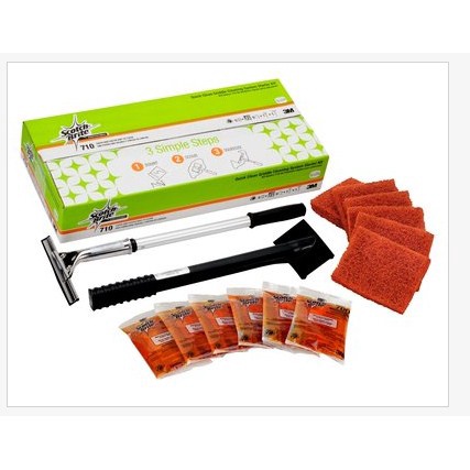 Scotch-Brite™ Quick Clean Griddle Cleaning System Starter Kit 710SB Pembersih Griddle