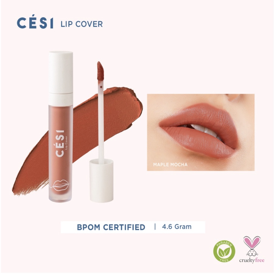 CESI Lip Cream Cover Maple Mocha (Brownish Red) 4.6 Gram