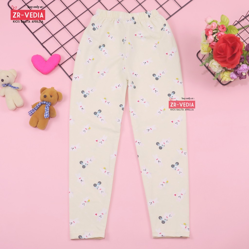 [IMPORT] Legging Nara uk 5-7 Tahun / Leging Motif Celana Ketat Panjang Anak Perempuan Premium Tebal