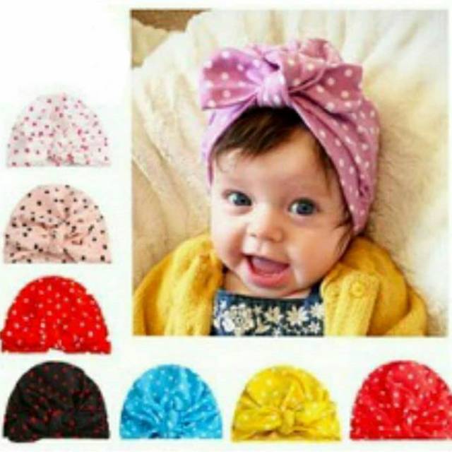 ♥BabyYank♥ TURBAN BABY POLKA