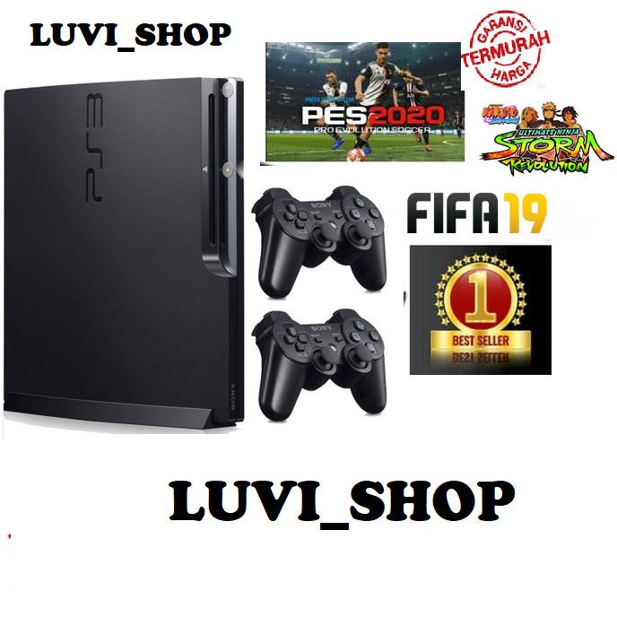 PS3 Slim 500gb + 2stik + full game