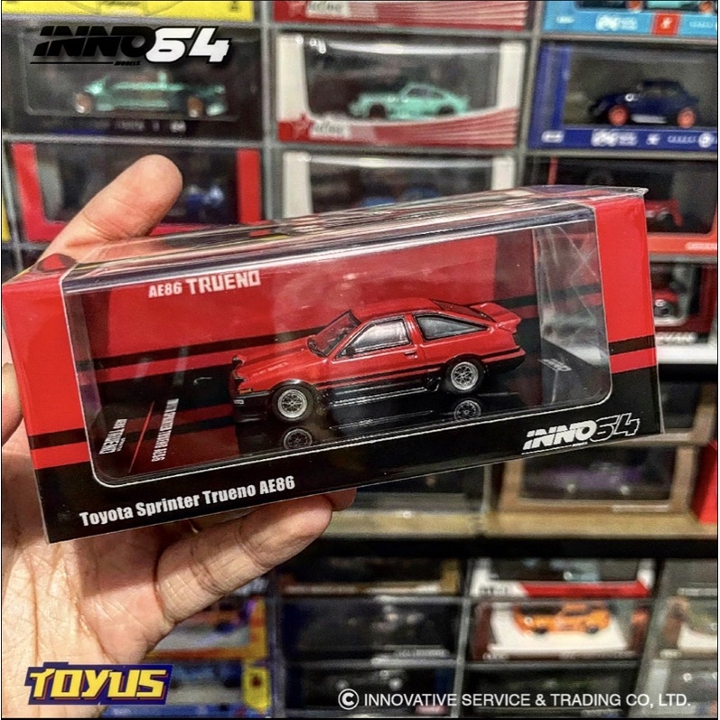 Inno64 Inno - TOYOTA SPRINTER TRUENO AE86 RED