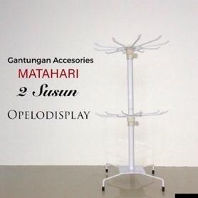 

NEW rak display matahari putar 2 susun / gatungan asesioris / maskerr