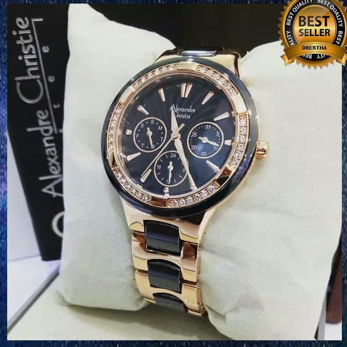 JAM TANGAN ALEXANDRE CHRISTIE AC2299BF | AC 2299 BF KOMBINASI CERAMIC JA3566 PREM