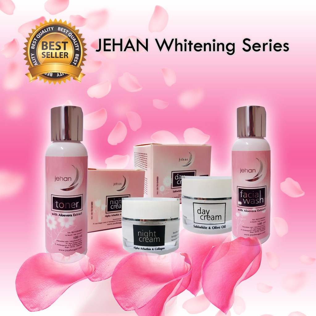 Cream Terlaris Jehan Pemutih Wajah Terbaik Glowing Bpom Halal Aman Shopee Indonesia