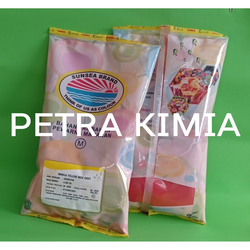 

Pewarna Makanan Manila Yellow New 42021 1/2 Kg (Original Roha)