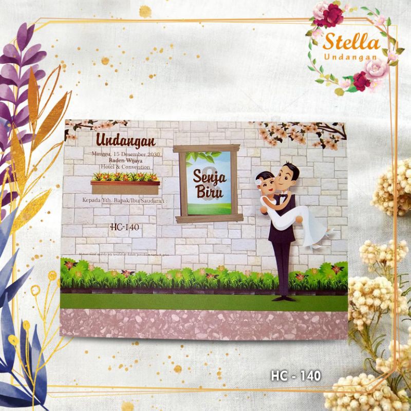 Blangko undangan HC 140/Blangko Undangan Murah