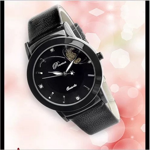 Jam Tangan prema Analog Wanita Strap Kulit Sintetis Free Box