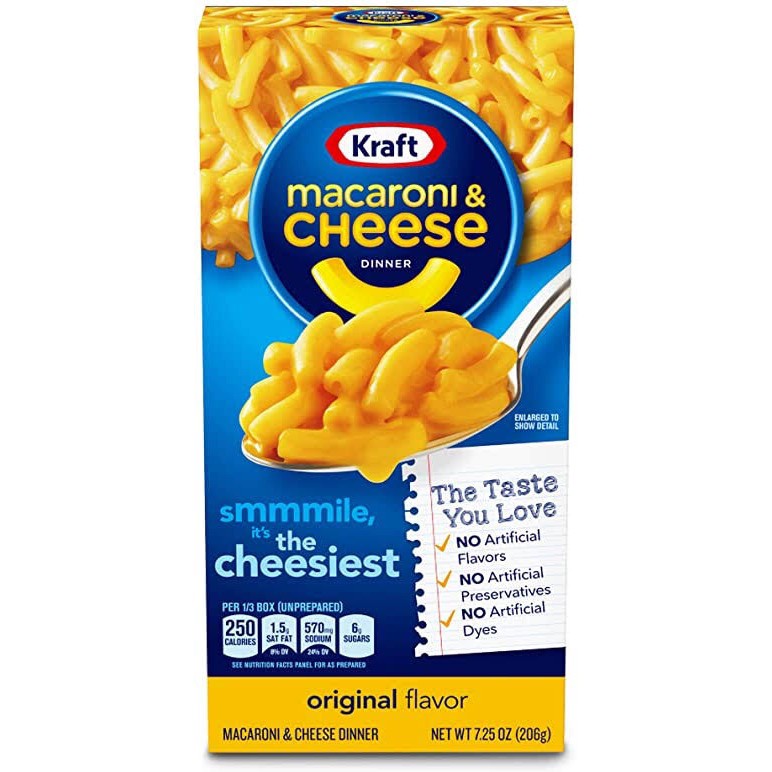 

kraft macaroni cheese dinner 206g | pasta