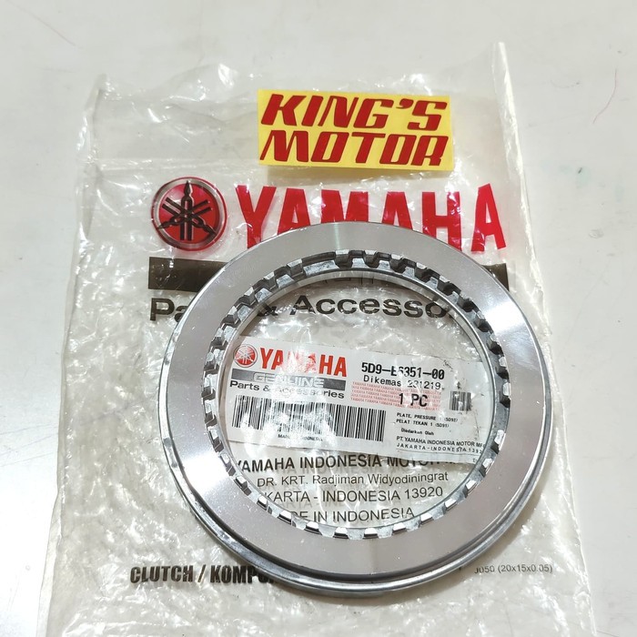 TUTUP KAKI EMPAT, PLATE PRESSURE JUPITER Z NEW, VEGA ZR (5D9 E6351 00)