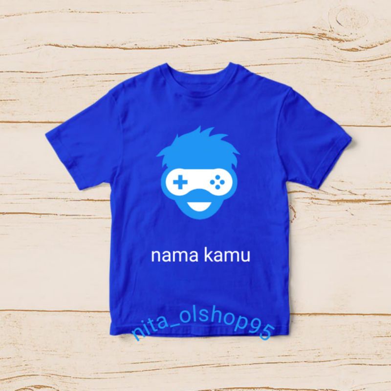 baju anak gemer kaos anak gaming pro player