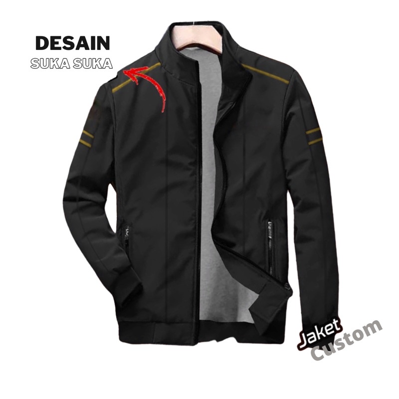 Jaket Custom Desain Sendiri Jaket Driver Bahan Taslan