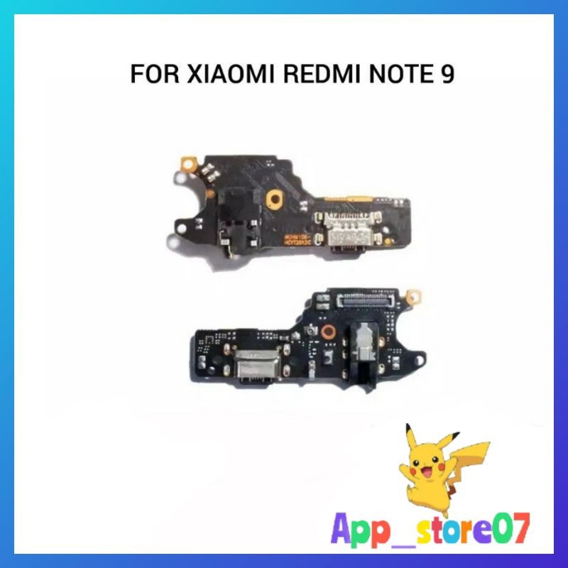 BOARD CONECTOR KONEKTOR CHARGER CAS XIAOMI REDMI NOTE 9 / NOTE 9 PRO ORIGINAL..