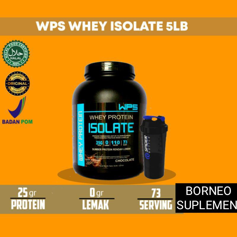 Jual WPS Whey Protein Isolate BPOM 5Lbs 5 Lb | Shopee Indonesia